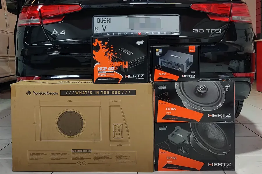 Boxed products and speaker kits